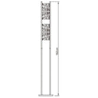 M1270 Tokio Floor Lamp 4 Light G9 Gloss Black/Polished Chrome