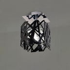 M1275 Tokio Square Ceiling 1 Light G9 Gloss Black/Polished Chrome