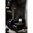 M1278 Tokio Rectangular Telescopic 6 Light G9 Line Gloss Black/Polished Chrome