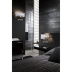 M1278 Tokio Rectangular Telescopic 6 Light G9 Line Gloss Black/Polished Chrome