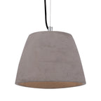 M4825 Triangle Pendant Small 1 Light E27 Cement/Polished Chrome