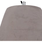 M4825 Triangle Pendant Small 1 Light E27 Cement/Polished Chrome