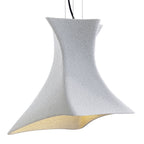 M5071 Twist Pendant 1 Light E27 Cement Effect/Polished Chrome