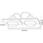 M40006 Ull Wall Lamp 2 Light G9 Silver Grey