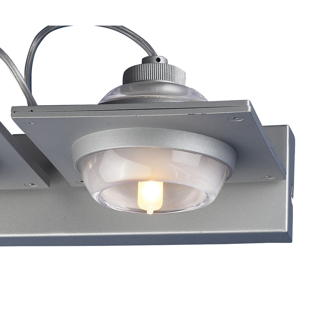 M40006 Ull Wall Lamp 2 Light G9 Silver Grey