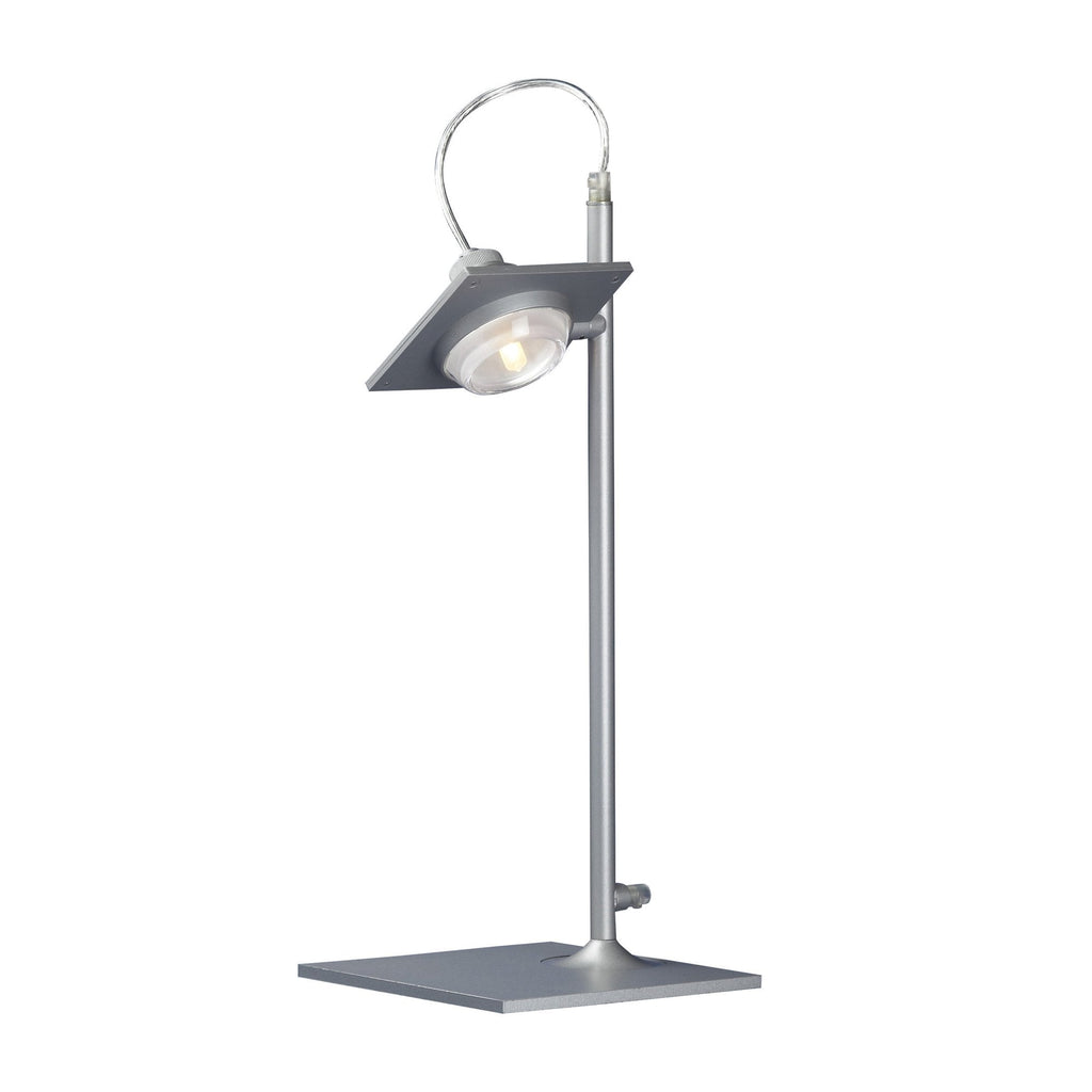M40008 Ull Table Lamp 1 Light G9 Silver Grey