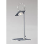 M40008 Ull Table Lamp 1 Light G9 Silver Grey
