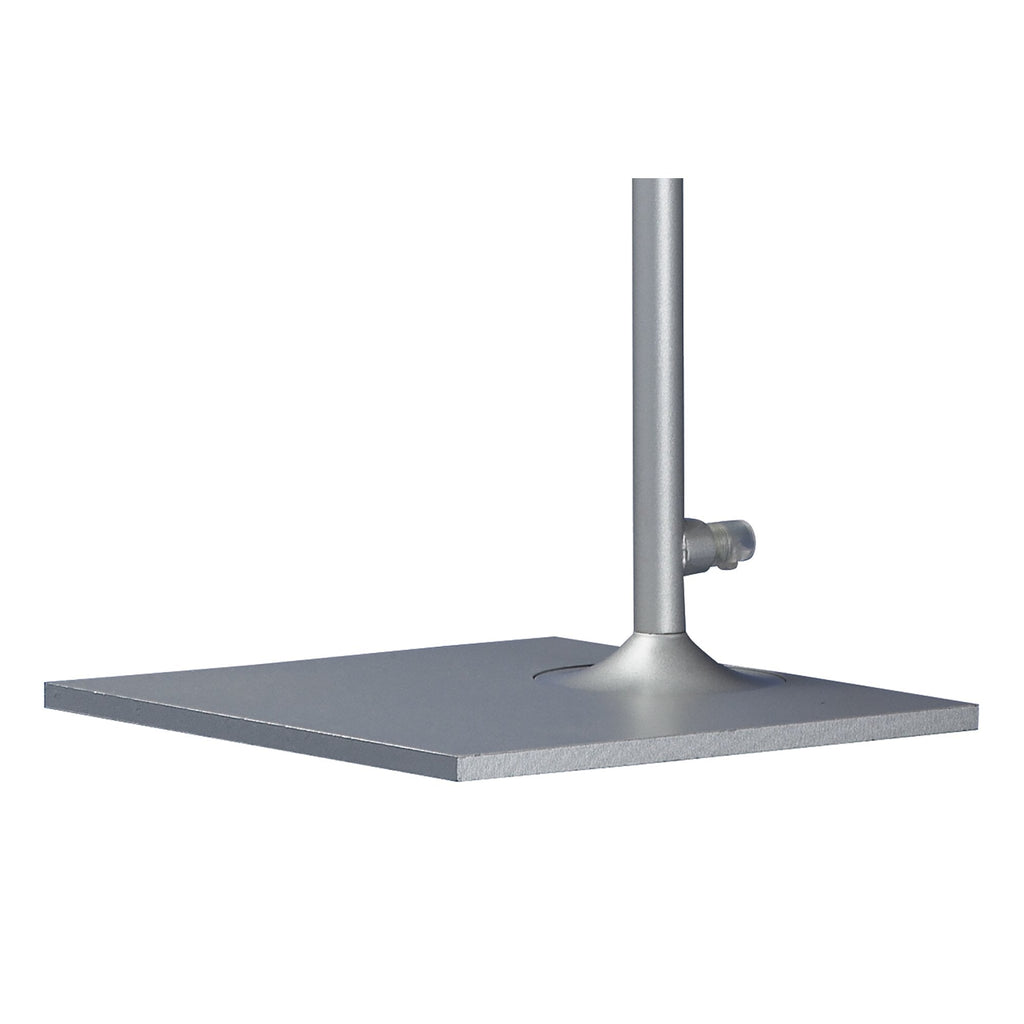 M40008 Ull Table Lamp 1 Light G9 Silver Grey
