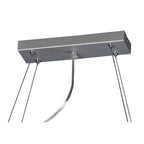 M40002 Ull Rectangular Pendant 6 Light G9 Silver Grey