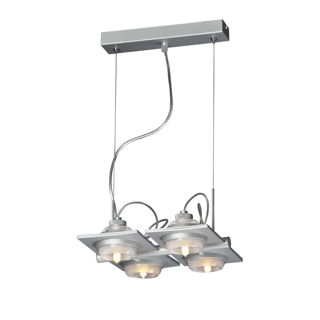 M40004 Ull Pendant 4 Light G9 Silver Grey