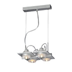 M40004 Ull Pendant 4 Light G9 Silver Grey