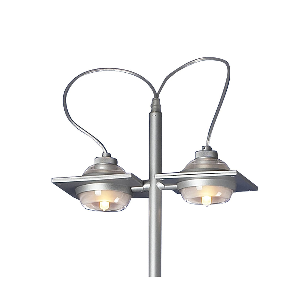 M40009 Ull Floor Lamp 2 Light G9 Silver Grey
