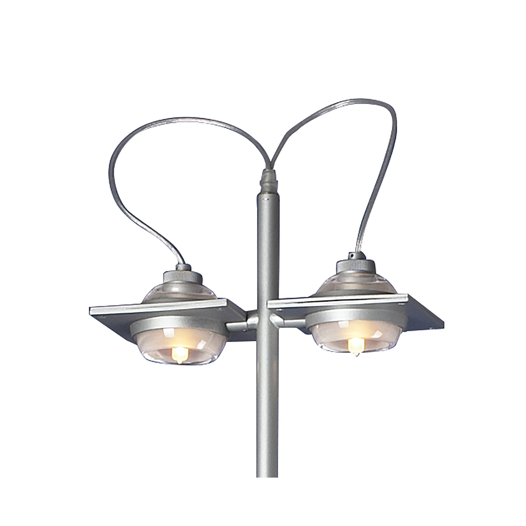 M40009 Ull Floor Lamp 2 Light G9 Silver Grey