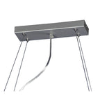M40003 Ull Rectangular Pendant 4 Light G9 Silver Grey