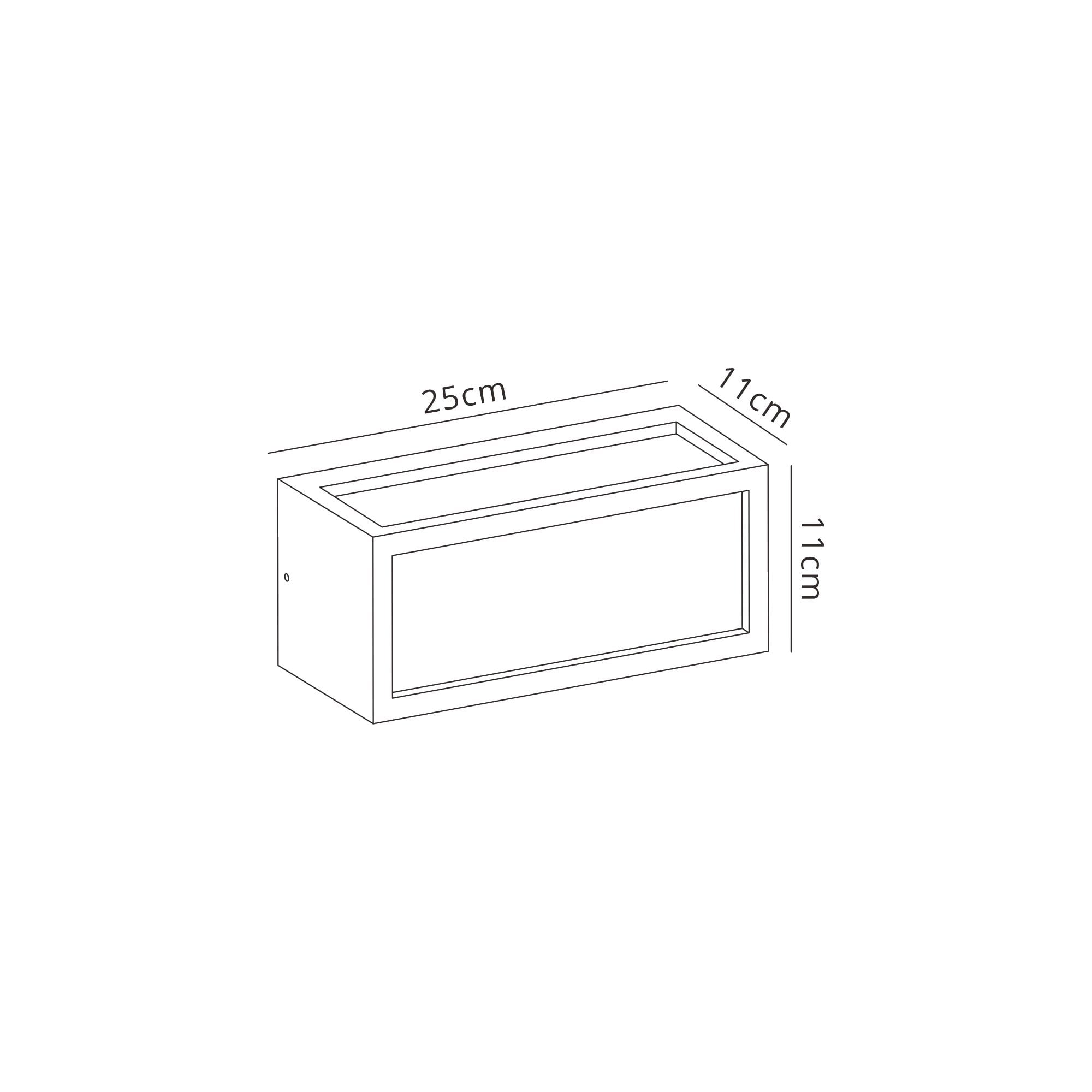 Utah Outdoor Wall  Lamp 1 Light Graphite
