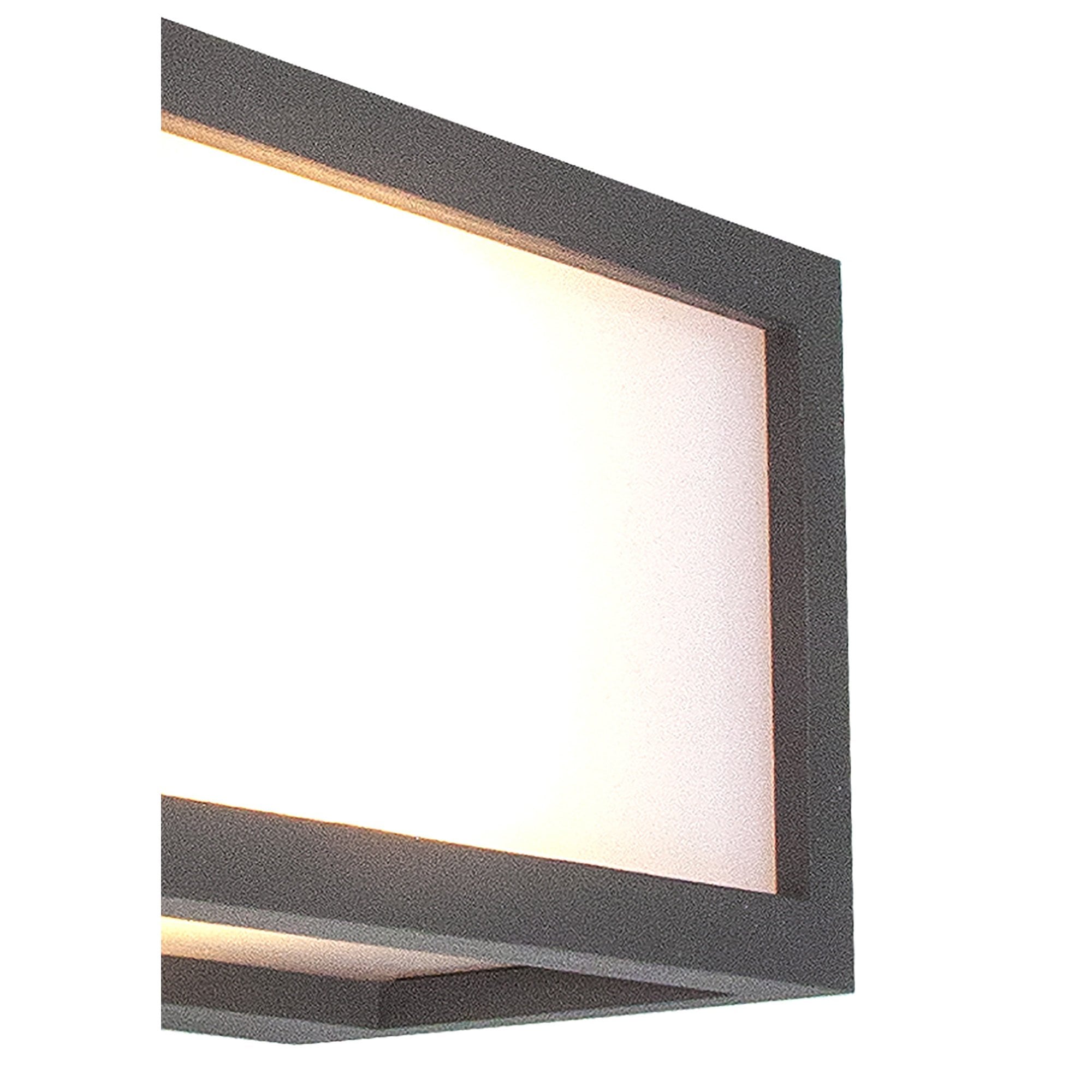 Utah Outdoor Wall  Lamp 1 Light Graphite