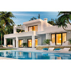 M7051 Utah Outdoor Wall Lamp 1 Light White