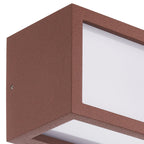 M7052 Utah Outdoor Wall Lamp 1 Light Sand Brown
