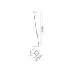 M7448 Vector Floor Lamp 40W LED Dimmable Sand Brown