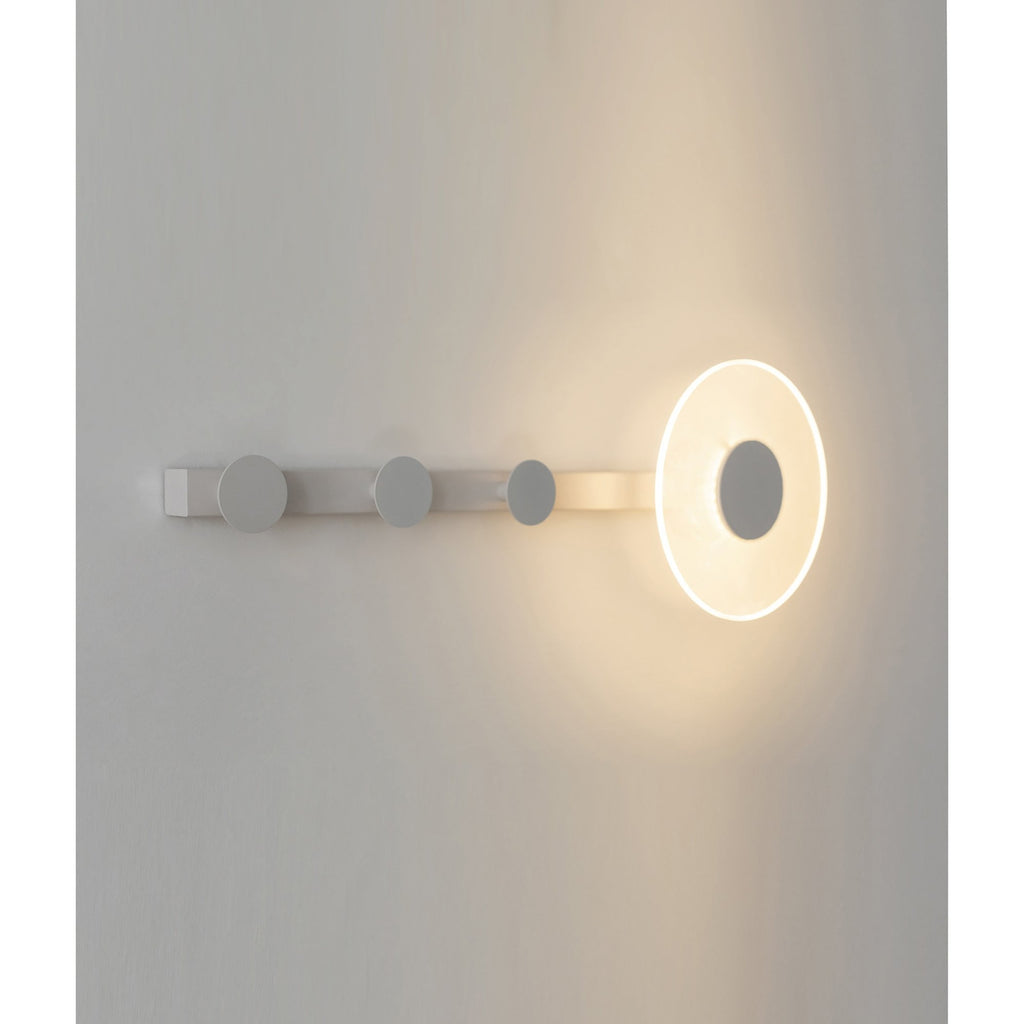 M7292 Venus Wall Lamp Coat Rack 6W LED White