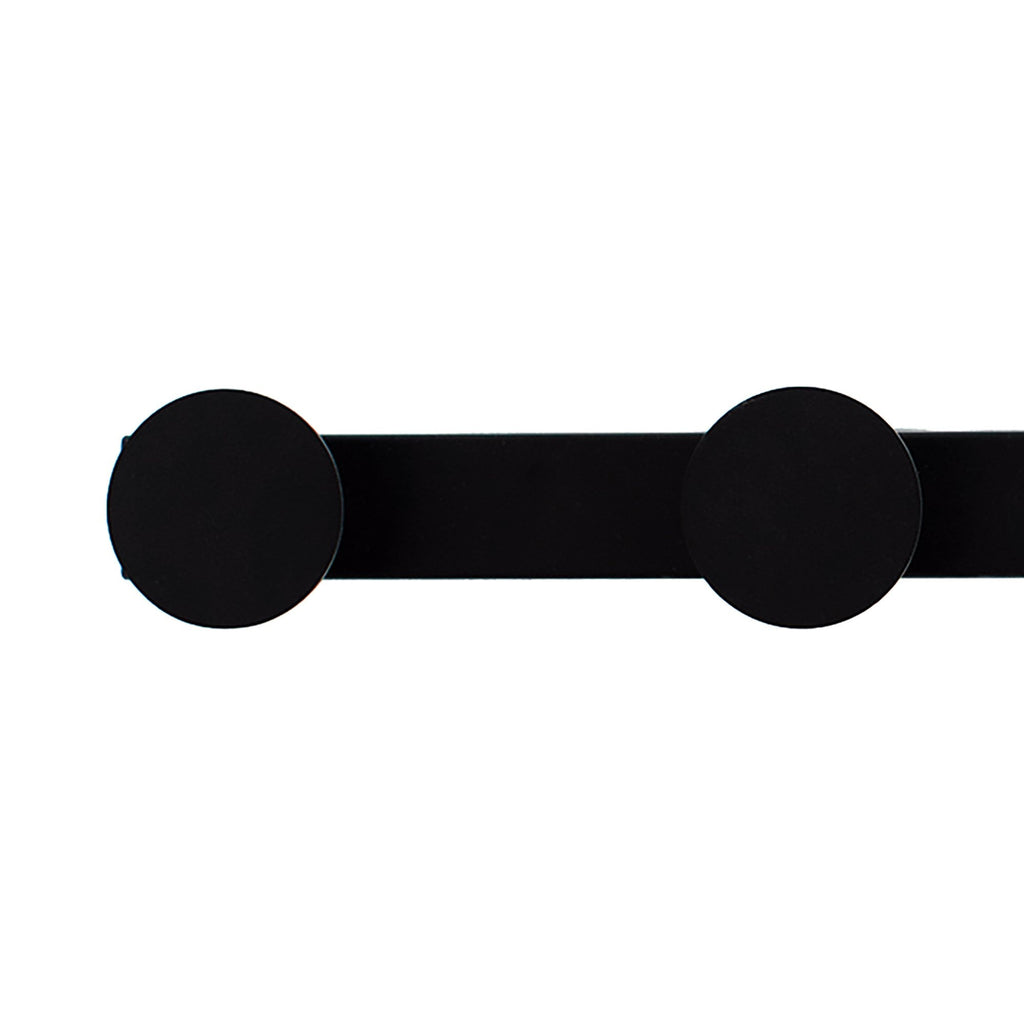 M7293 Venus Wall Lamp Coat Rack 6W LED Black