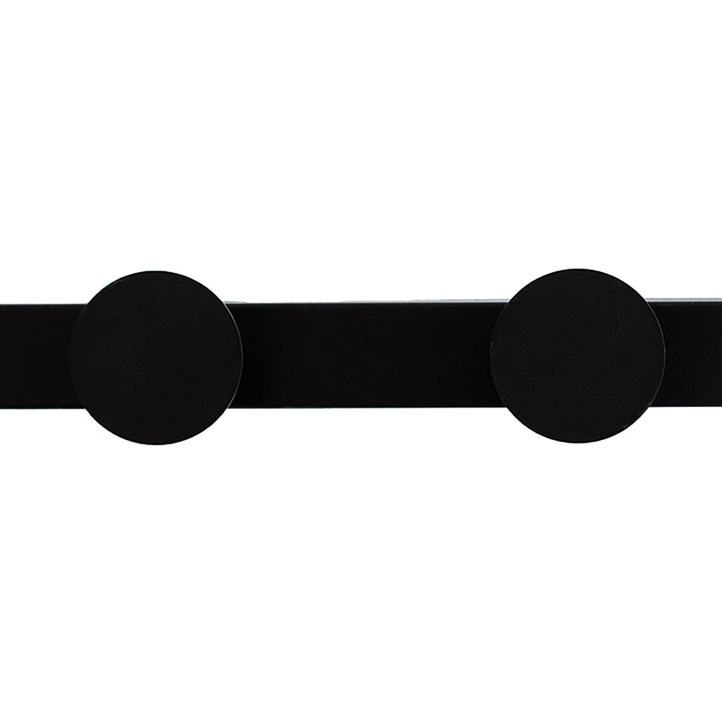 M7293 Venus Wall Lamp Coat Rack 6W LED Black