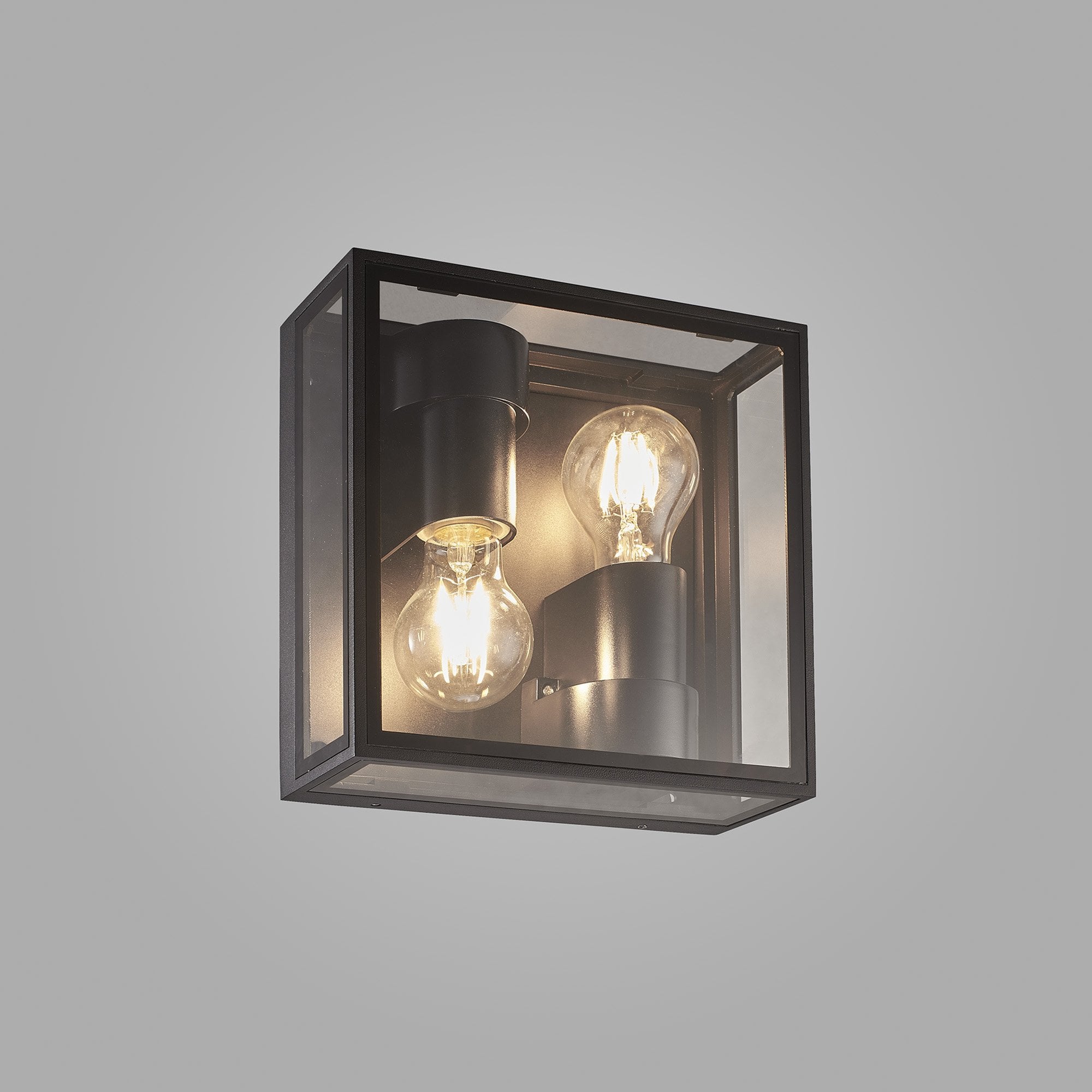 Verbier Outdoor Up/Down Ceiling/Wall  Lamp 2 Light Dark Grey