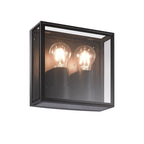 M7066 Verbier Outdoor Vertical Wall Lamp 2 Light Anthracite