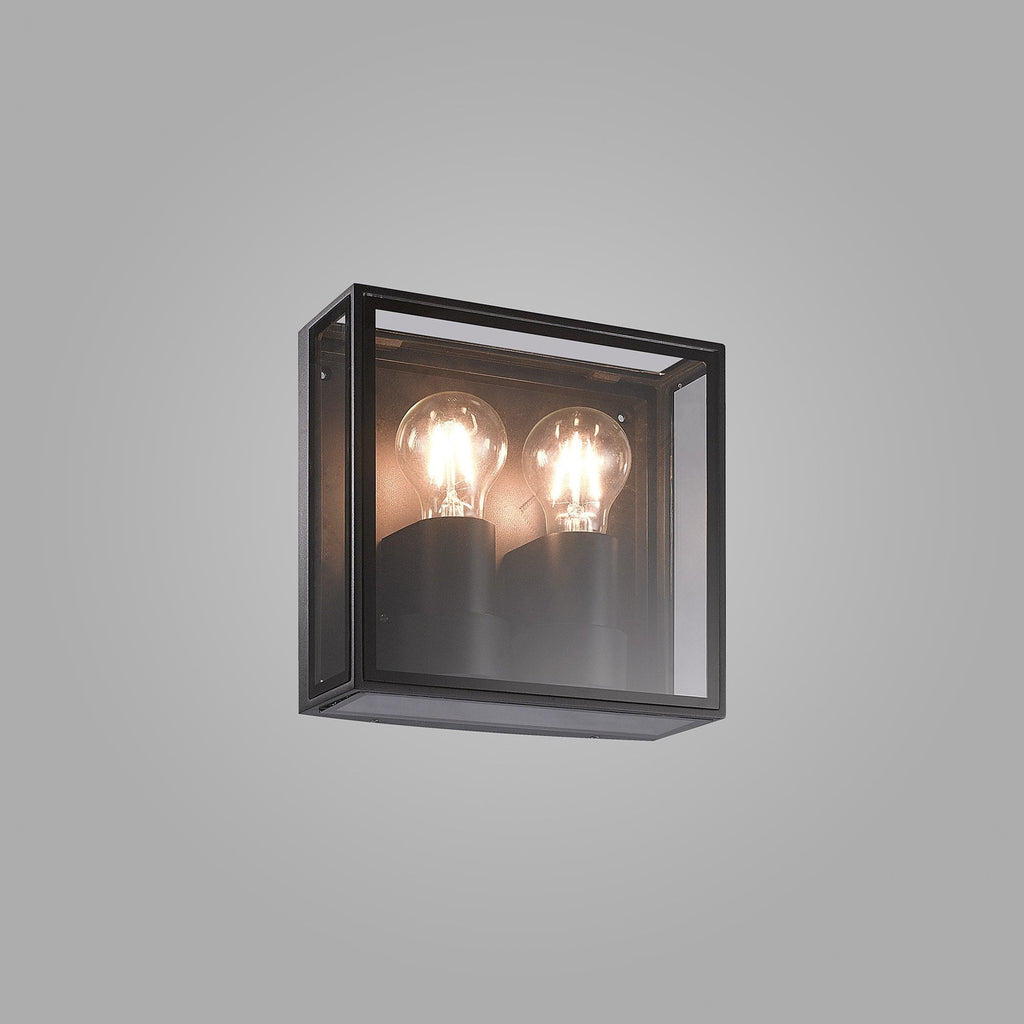 M7066 Verbier Outdoor Vertical Wall Lamp 2 Light Anthracite