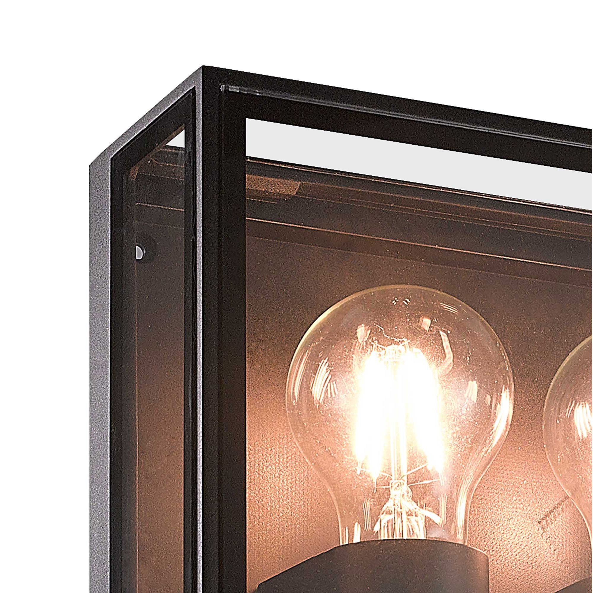 M7066 Verbier Outdoor Vertical Wall Lamp 2 Light Anthracite