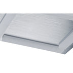 M8311/1 Verona Square Ceiling 4 Light 20W LED Satin Aluminium/Frosted Acrylic
