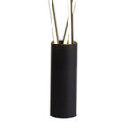 M7348 Vertical 3 Light Floor Lamp 60W LED Dimmable Black