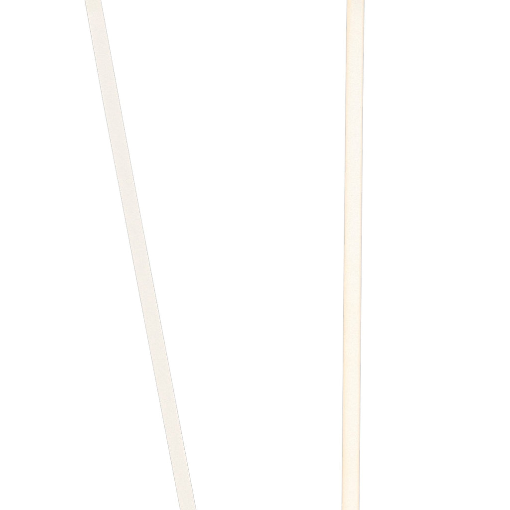 M7345 Vertical 2 Light Floor Lamp 44W LED Dimmable White