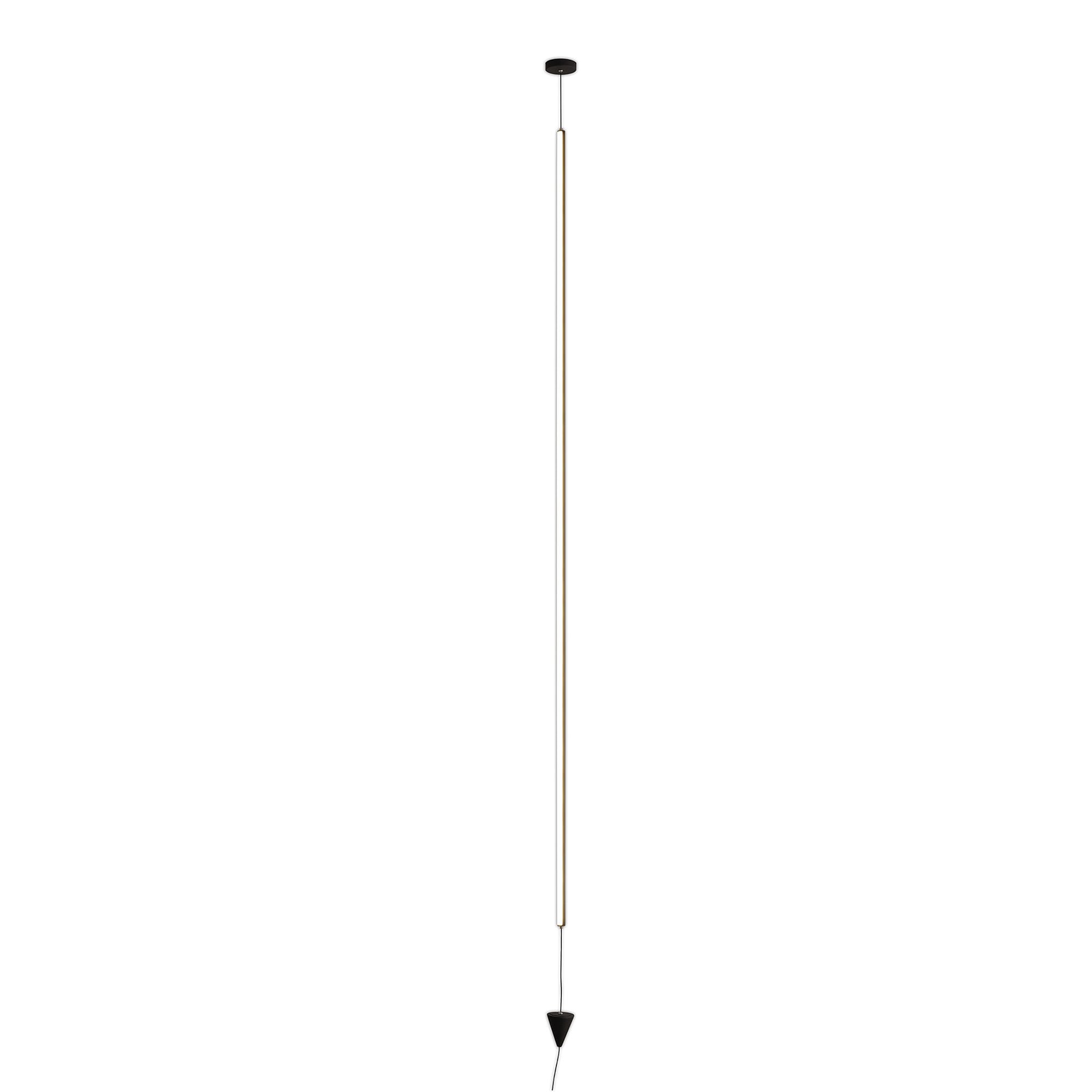 M7352 Vertical Pendant/Floor Lamp 36W LED Dimmable Black