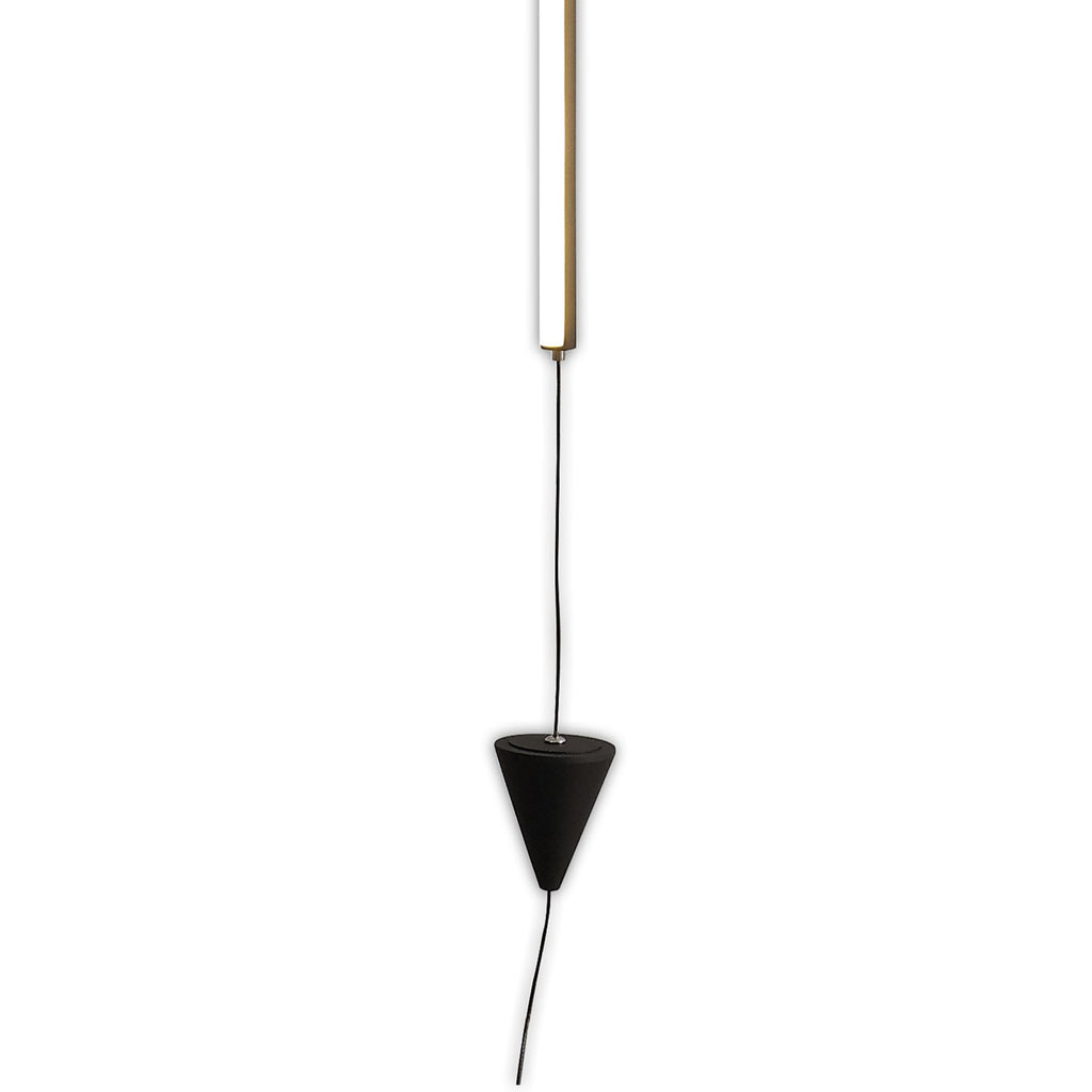 M7352 Vertical Pendant/Floor Lamp 36W LED Dimmable Black