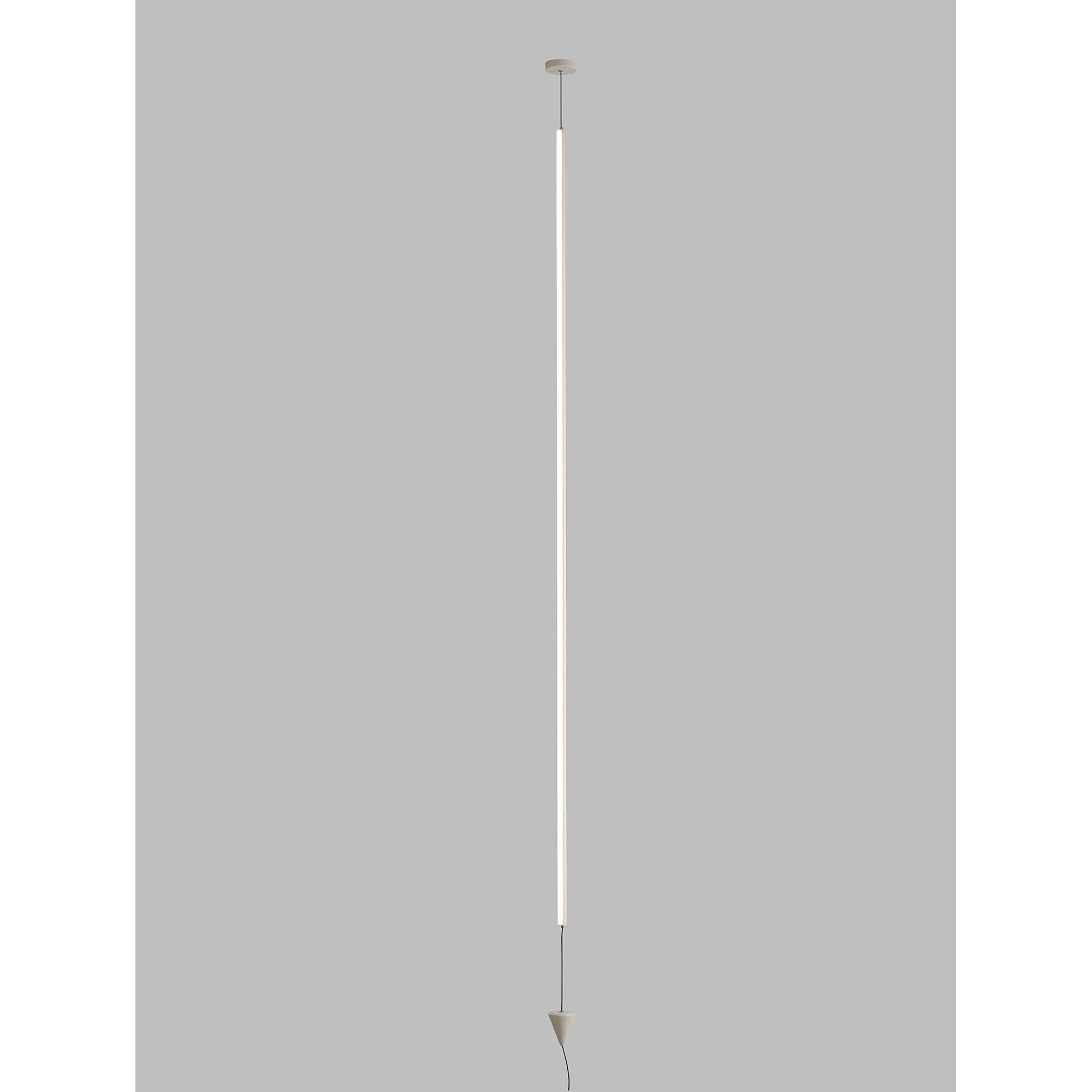 M7351 Vertical Pendant/Floor Lamp 36W LED Dimmable White
