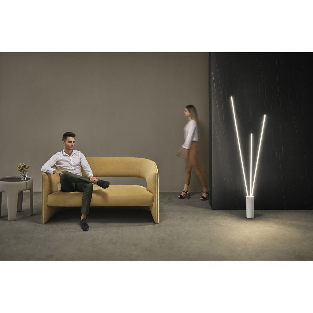 M7351 Vertical Pendant/Floor Lamp 36W LED Dimmable White