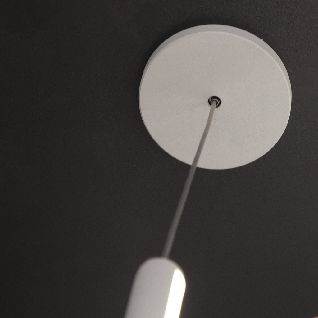 M7351 Vertical Pendant/Floor Lamp 36W LED Dimmable White