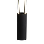M7346 Vertical 2 Light Floor Lamp 44W LED Dimmable Black