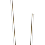 M7346 Vertical 2 Light Floor Lamp 44W LED Dimmable Black