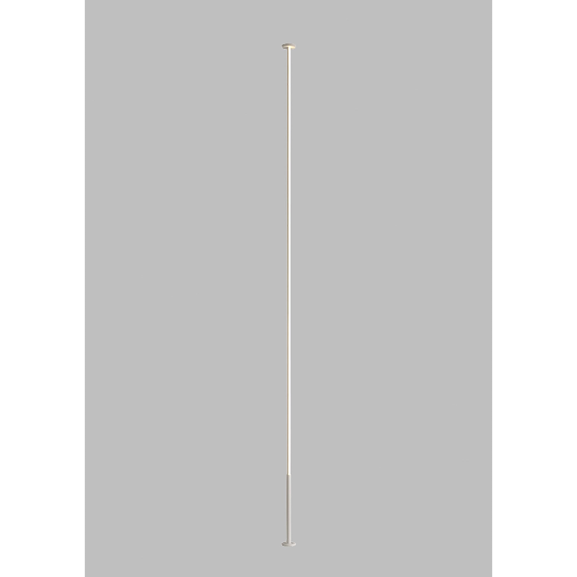 M7358 Vertical 1 Light Floor Lamp 36W LED Dimmable White