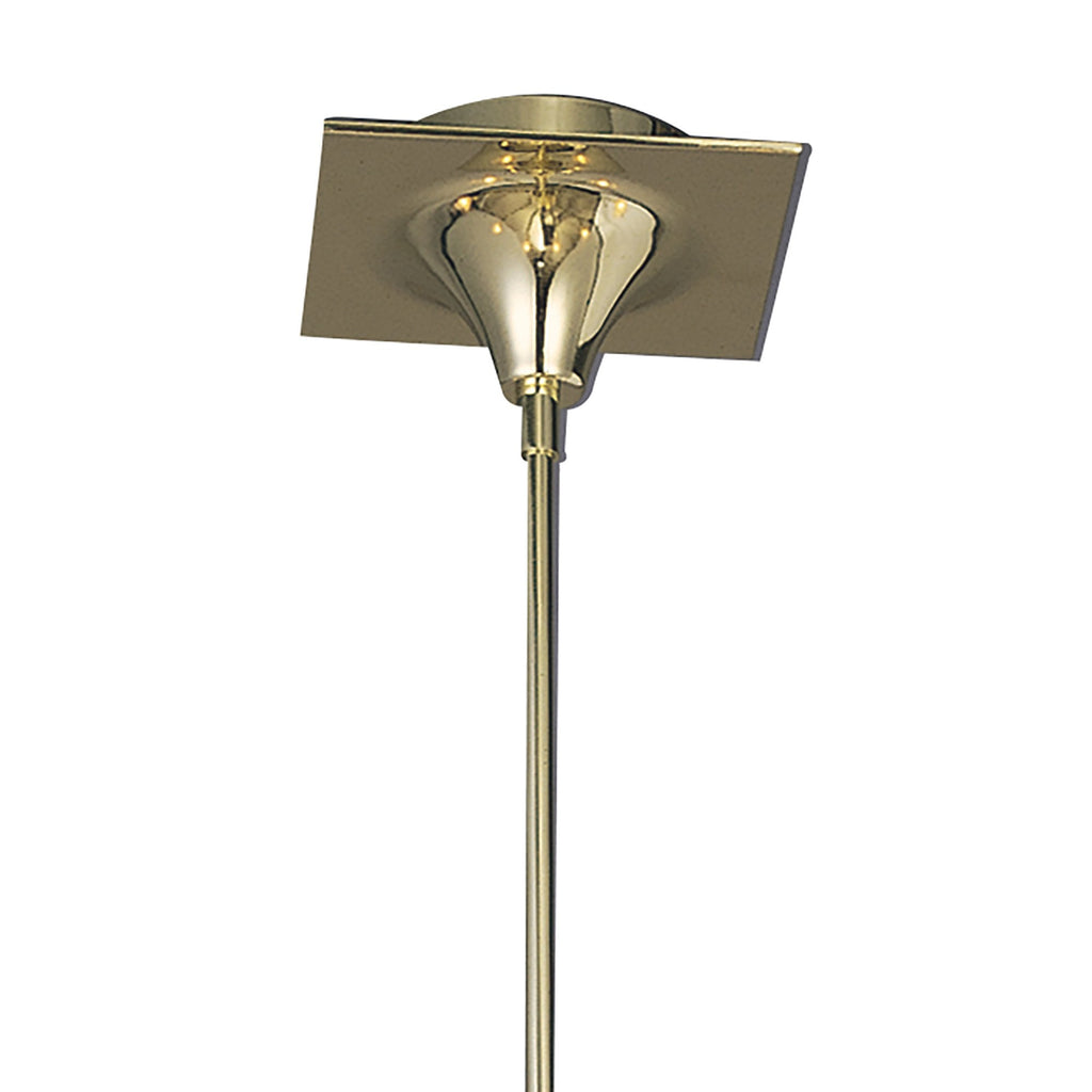 M0321PB Viena Telescopic Pendant Round 8 Light G9 Polished Brass