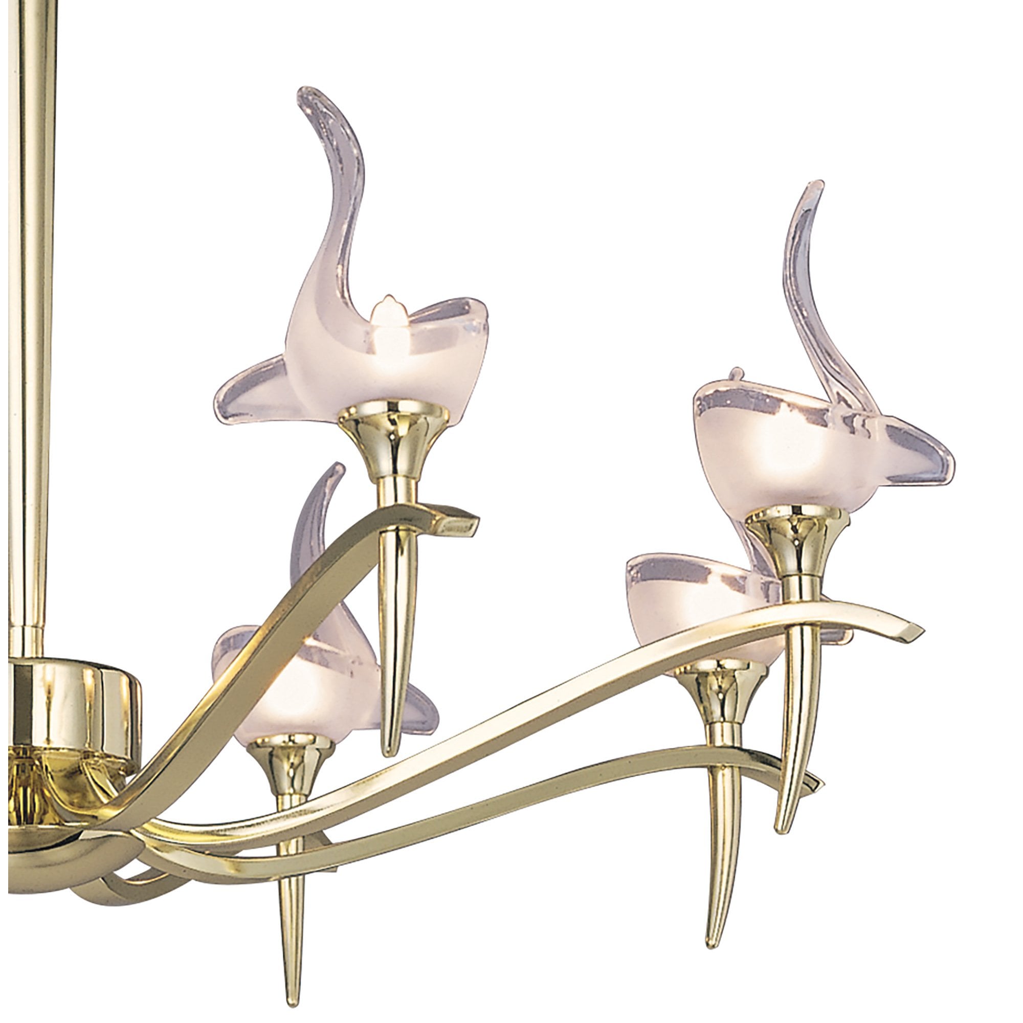 M0321PB Viena Telescopic Pendant Round 8 Light G9 Polished Brass