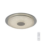 M5929 Virgin Sand Ceiling 45cm Round 18W LED 2700-6500K Tuneable Remote Control White/ Diamond