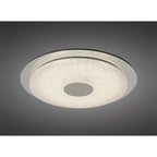M5929 Virgin Sand Ceiling 45cm Round 18W LED 2700-6500K Tuneable Remote Control White/ Diamond