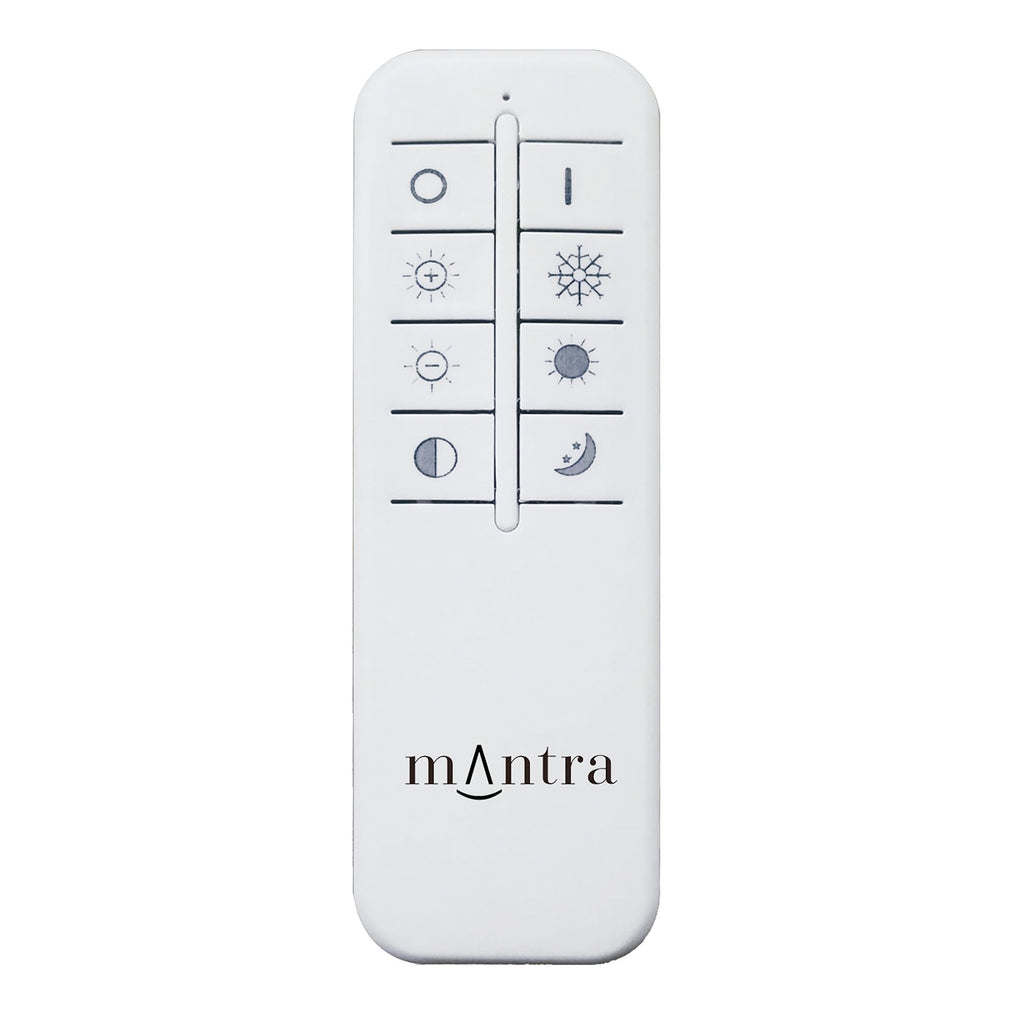 M5929 Virgin Sand Ceiling 45cm Round 18W LED 2700-6500K Tuneable Remote Control White/ Diamond