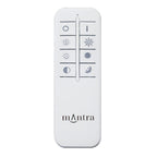 M5929 Virgin Sand Ceiling 45cm Round 18W LED 2700-6500K Tuneable Remote Control White/ Diamond