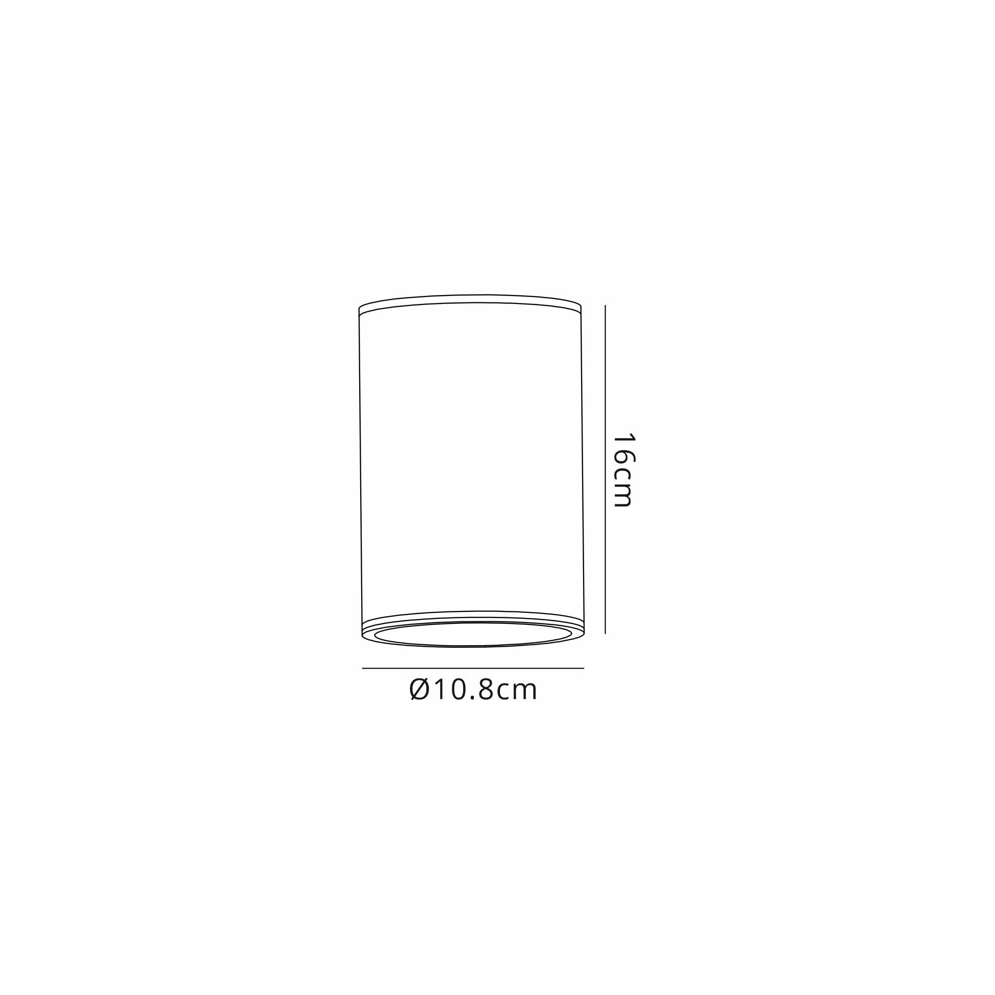 Volcano Outdoor Ceiling Spotlight 1 Light Graphite