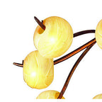 M38003 Wave Ceiling 5 Light G9 Rustic Gold
