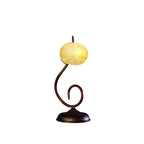M38007 Wave Table Lamp 1 Light G9 Rustic Gold